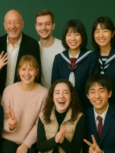 language exchange between japanese high school students and travelers. Travel japan off the beaten path with ENJ and learn japanese.
